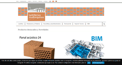 Desktop Screenshot of ladrillerias.es