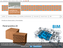 Tablet Screenshot of ladrillerias.es